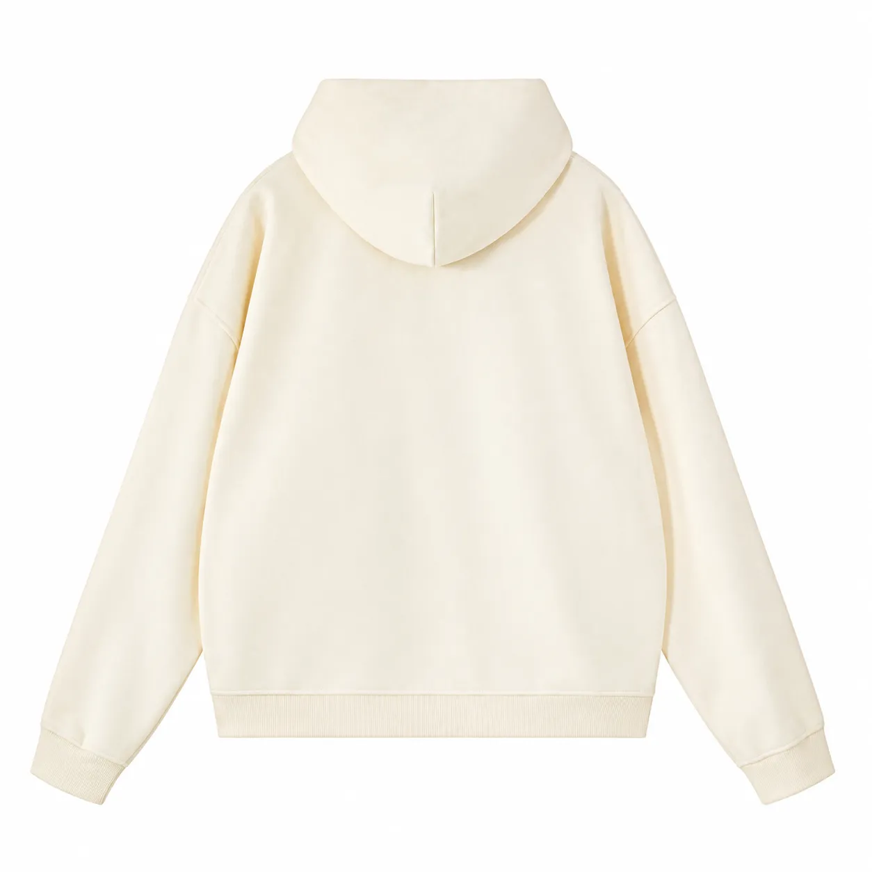 Arc 360 Zip Hoodie in Apricot, back view