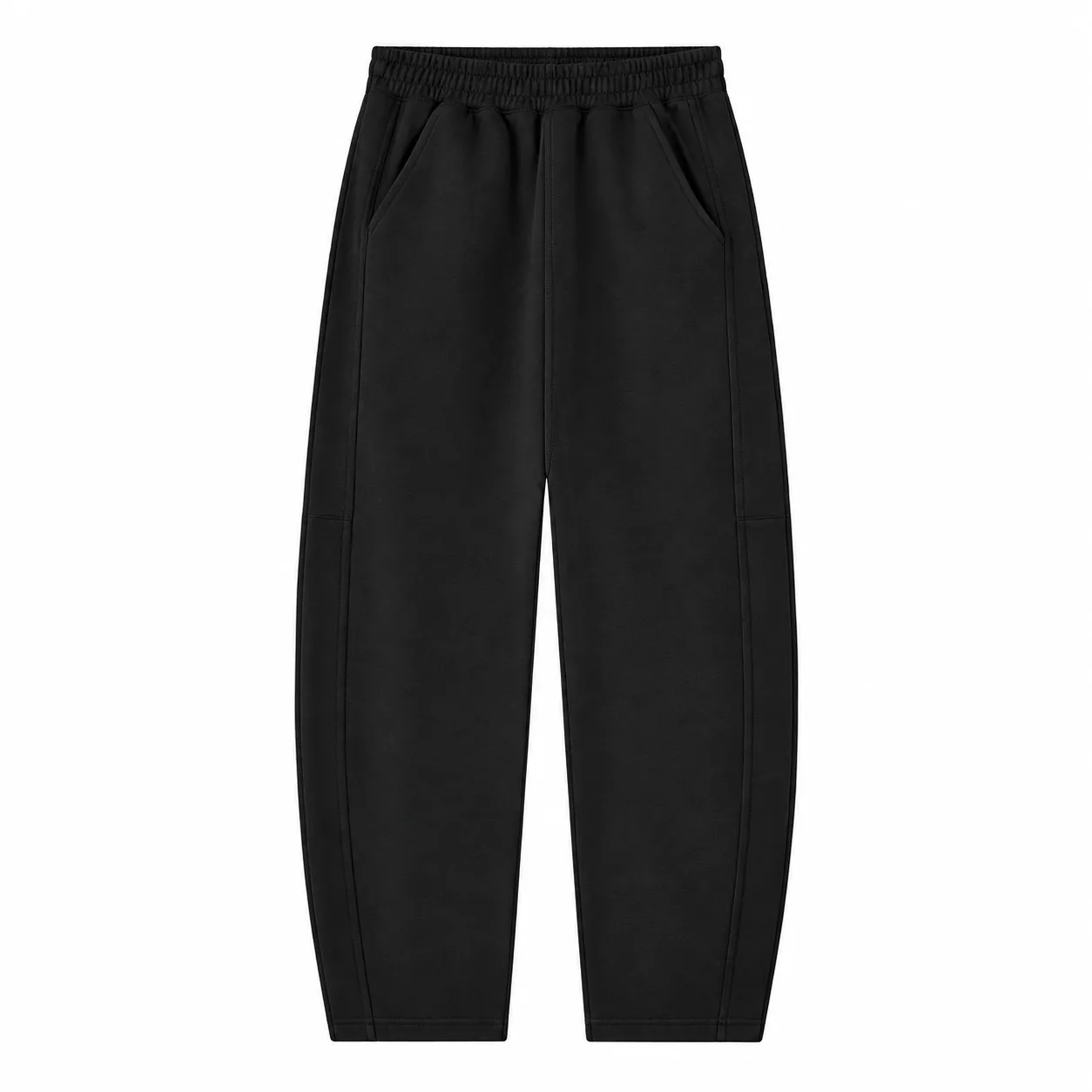 Arc 360 Zip Hoodie in Black, matching bottoms · front view
