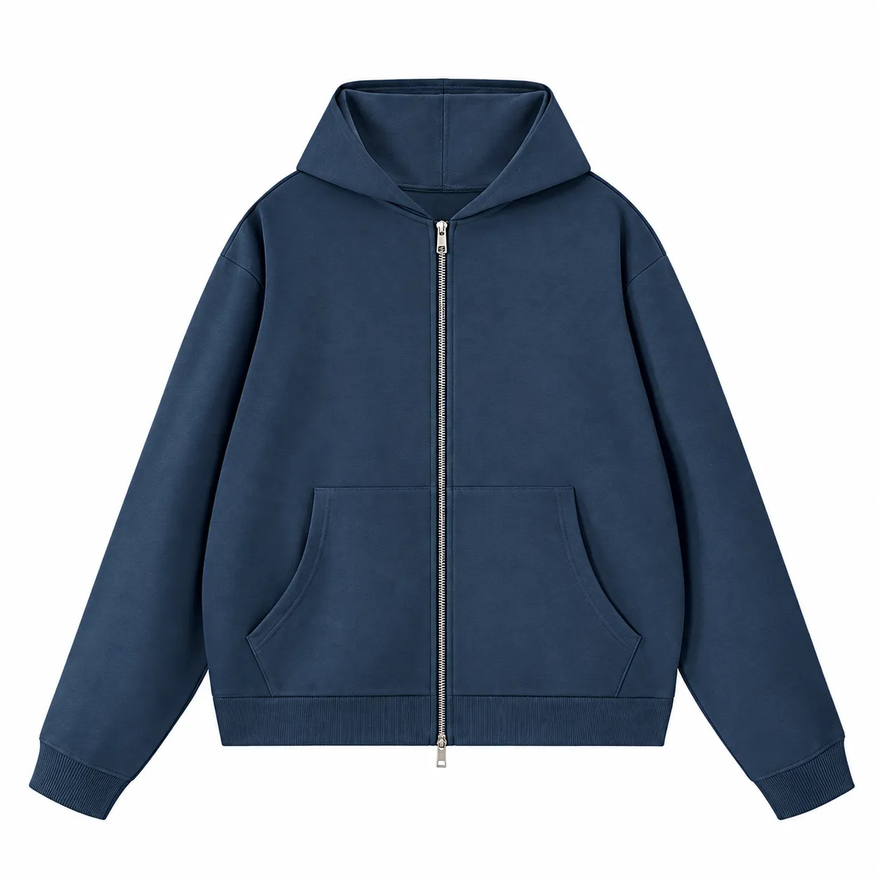 Arc 360 Zip Hoodie in Denim Blue, garment view