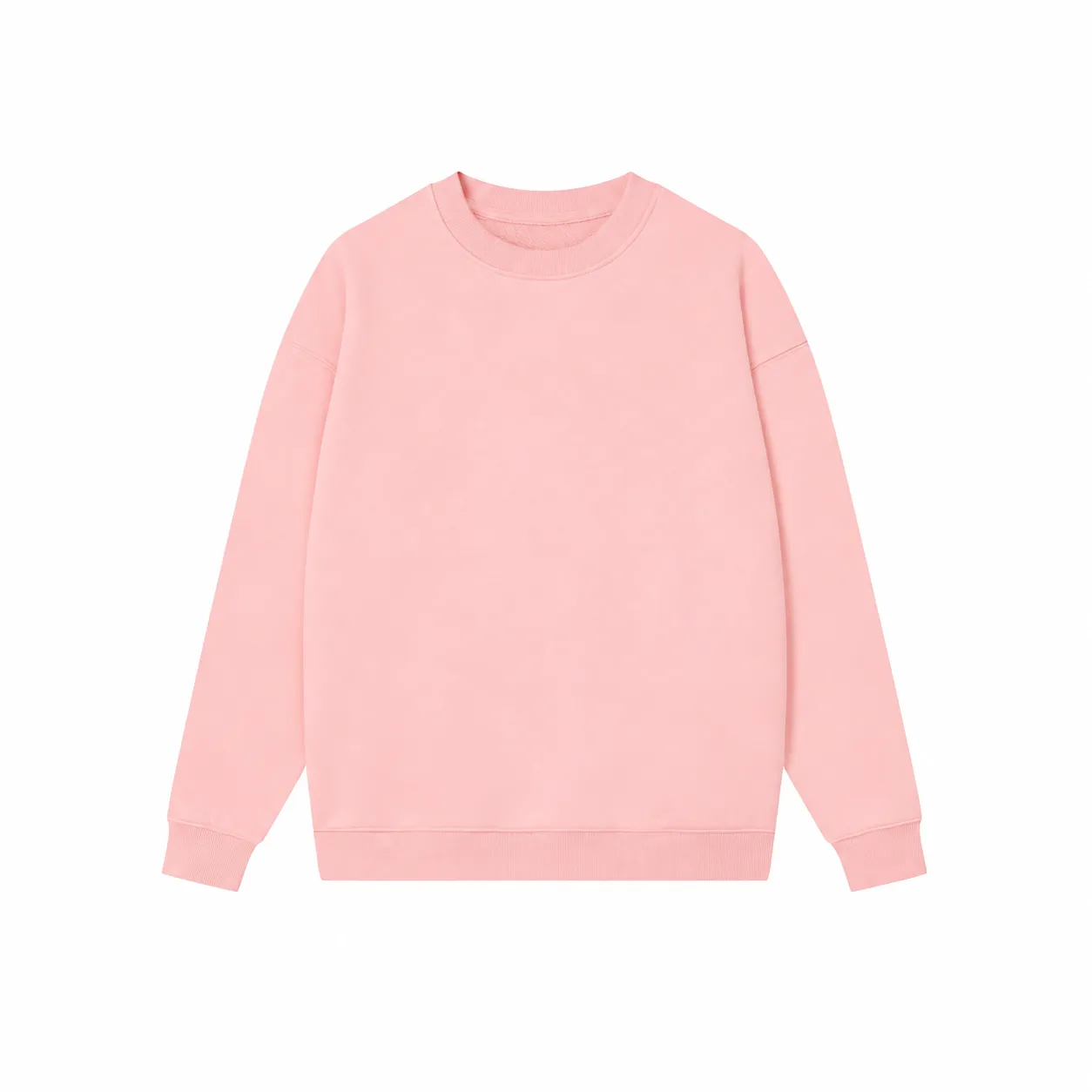 Core 380 & Matching Styles in Blush Pink, crewneck sweatshirt · front view