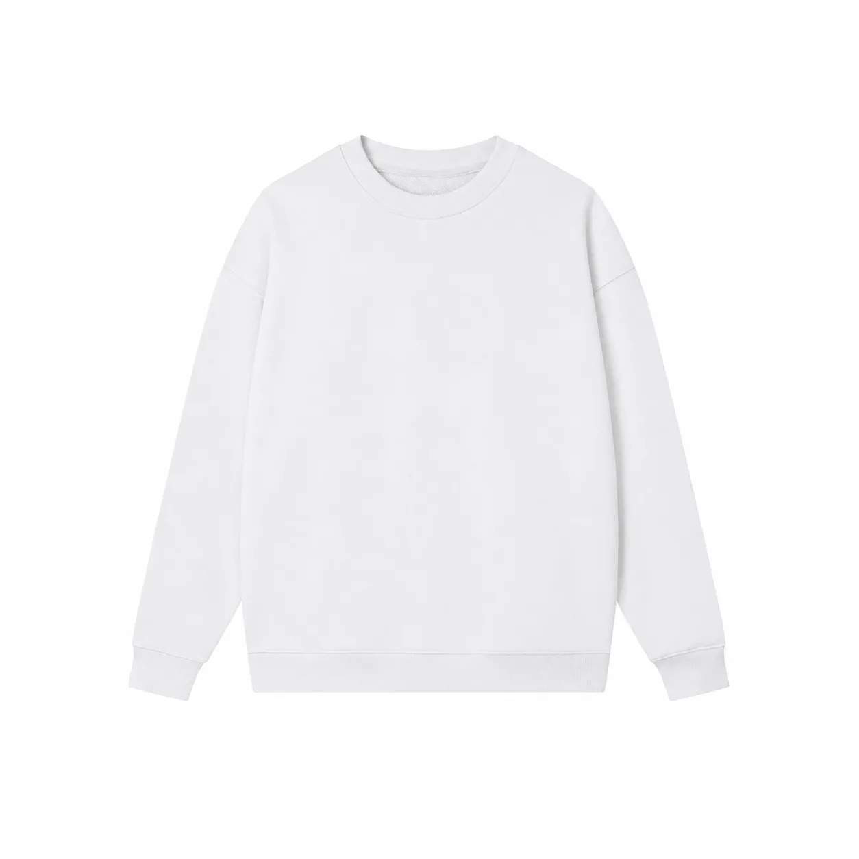 Core 380 & Matching Styles in Coconut White, crewneck sweatshirt · front view