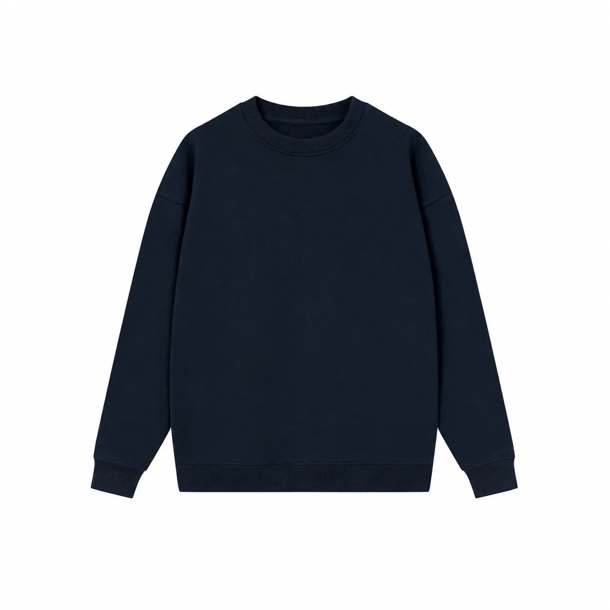 Core 380 & Matching Styles in Navy, crewneck sweatshirt · front view
