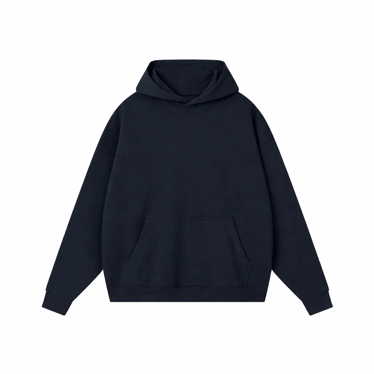 Core 380 & Matching Styles in Navy, pullover hoodie · front view
