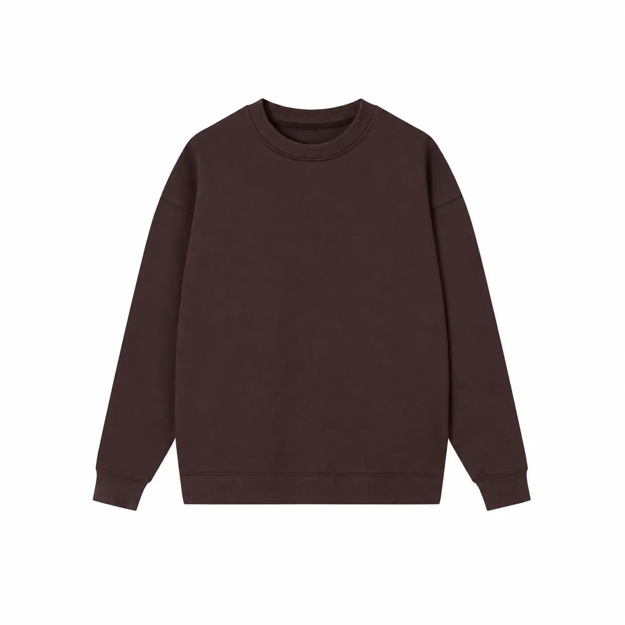Core 380 & Matching Styles in Plum, crewneck sweatshirt · front view