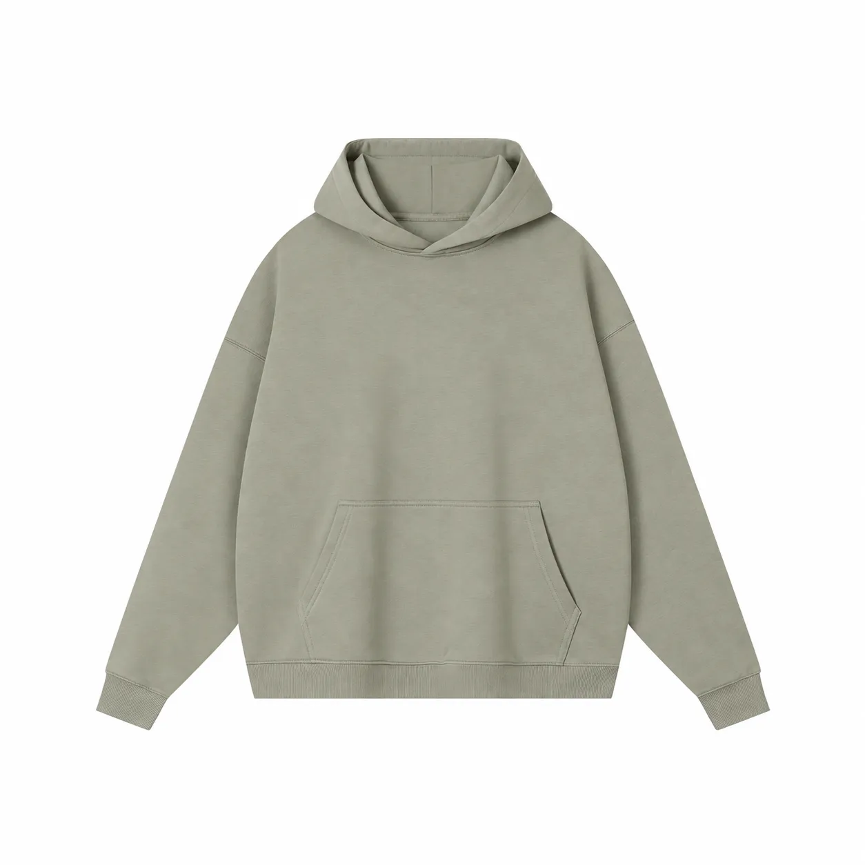 Core 380 & Matching Styles in Taupe, pullover hoodie · front view