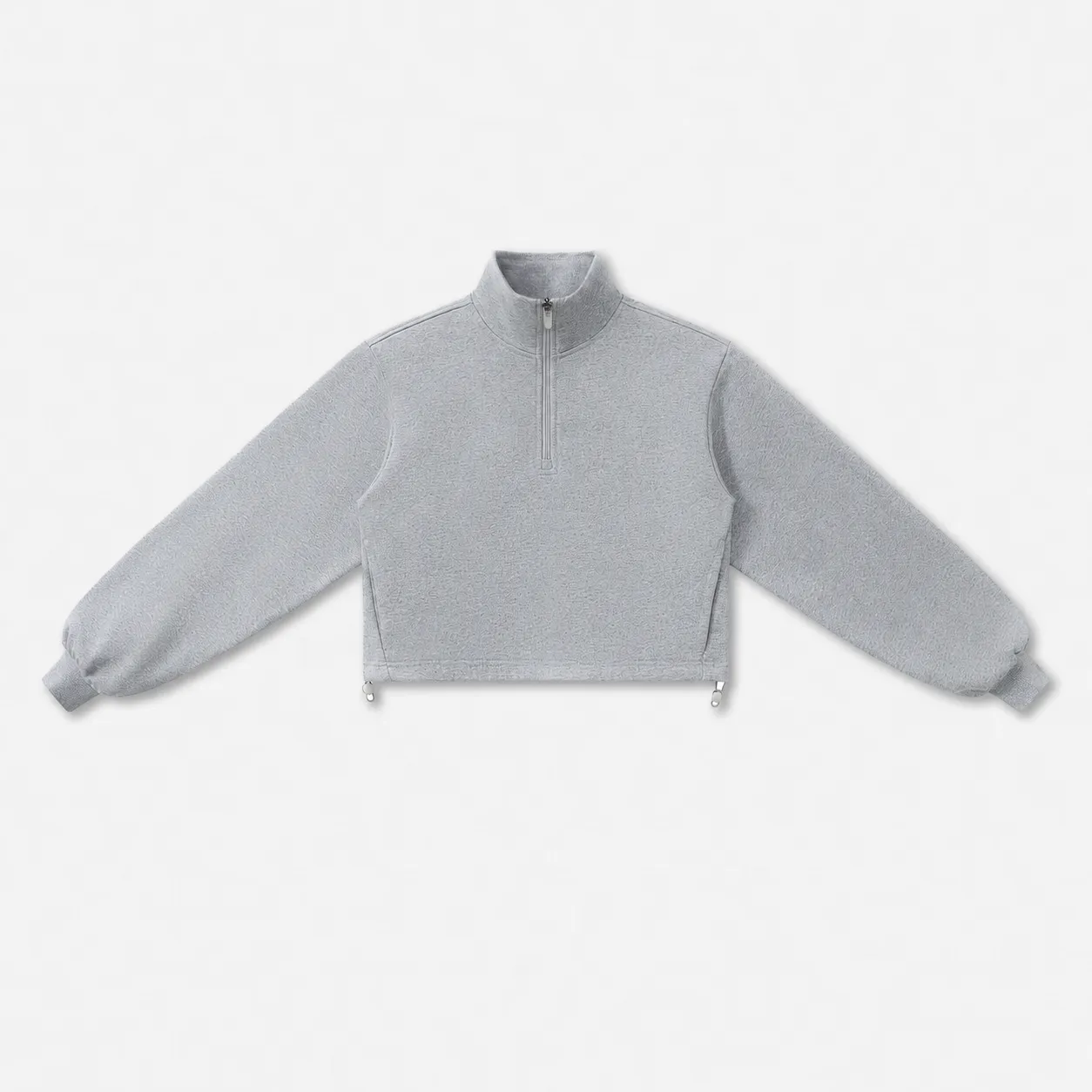 Court 420 Half-Zip Set in Flax Grey, front view