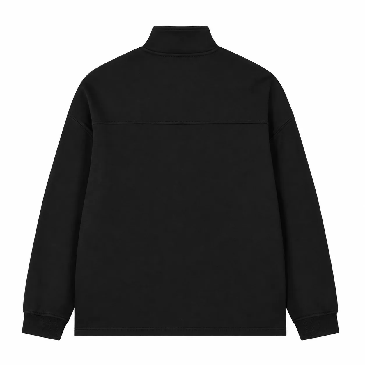 Field 450 Half-Zip in Black, back view