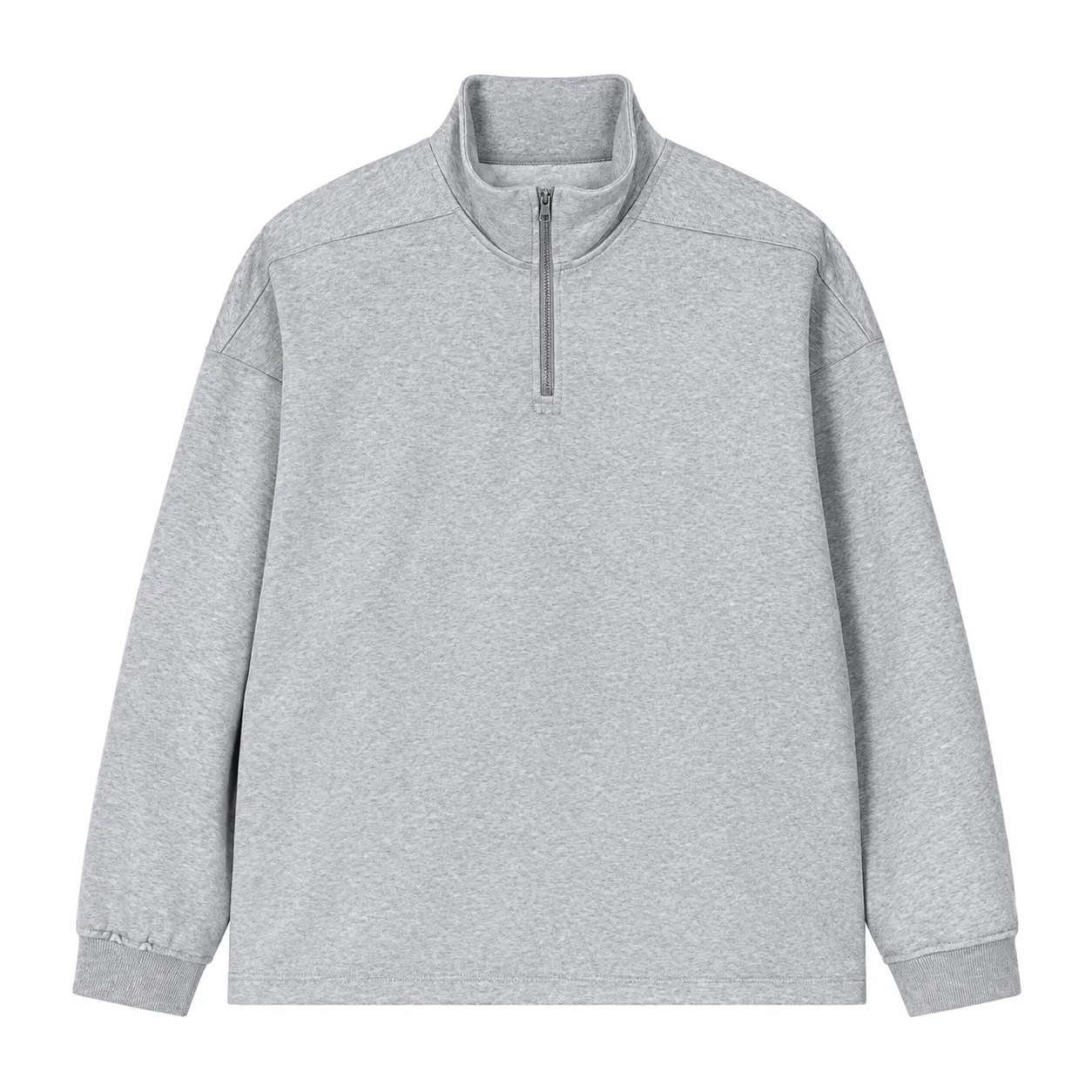 Field 450 Half-Zip in Heather Grey, garment view