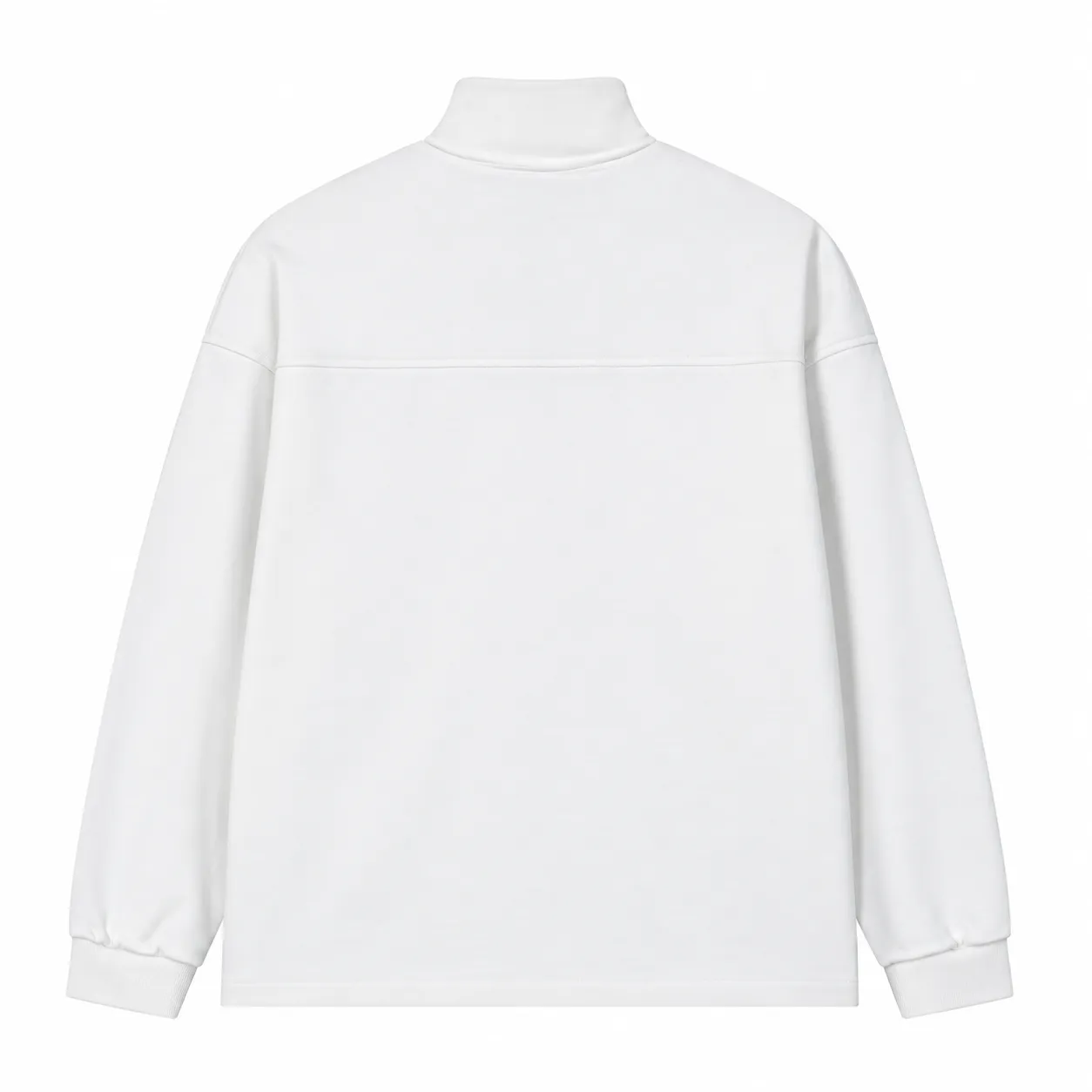 Field 450 Half-Zip in Off White, back view