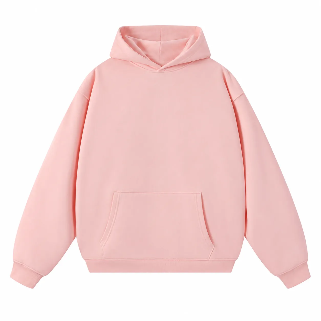Frame 380 Hoodie in Paris Pink, front view