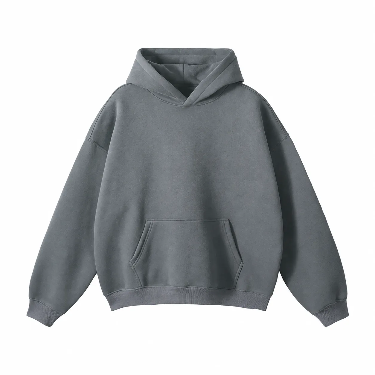 Loft 350 Hoodie in Asphalt Grey, front view