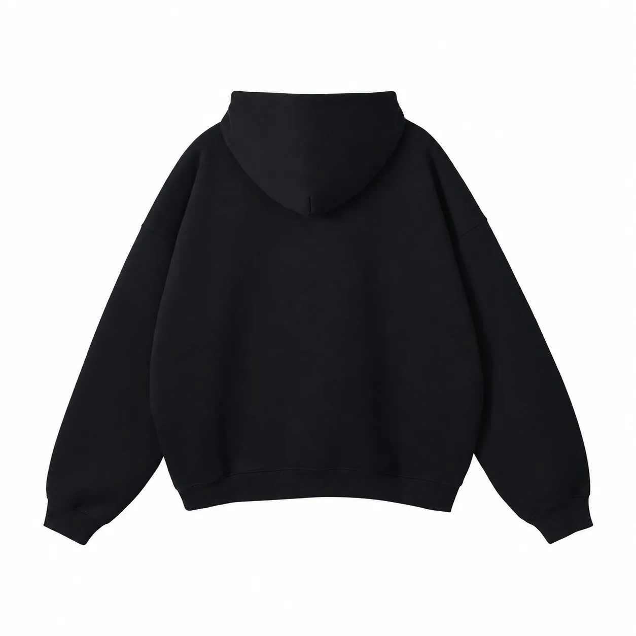 Loft 350 Hoodie in Black, back view