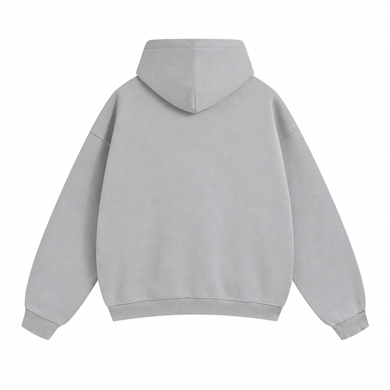 Loft 350 Hoodie in Cement Grey, back view