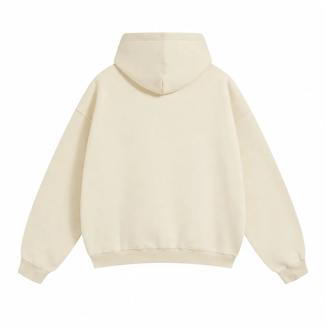 Loft 350 Hoodie in Cream Apricot, back view