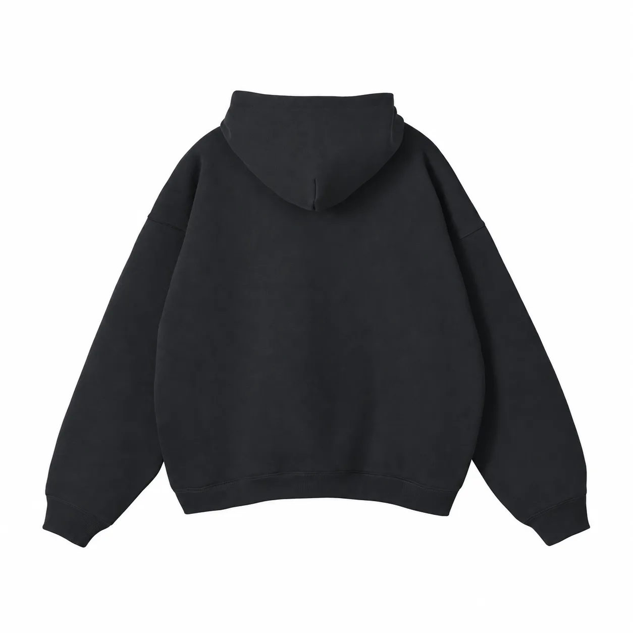 Loft 350 Hoodie in Dark Grey, back view