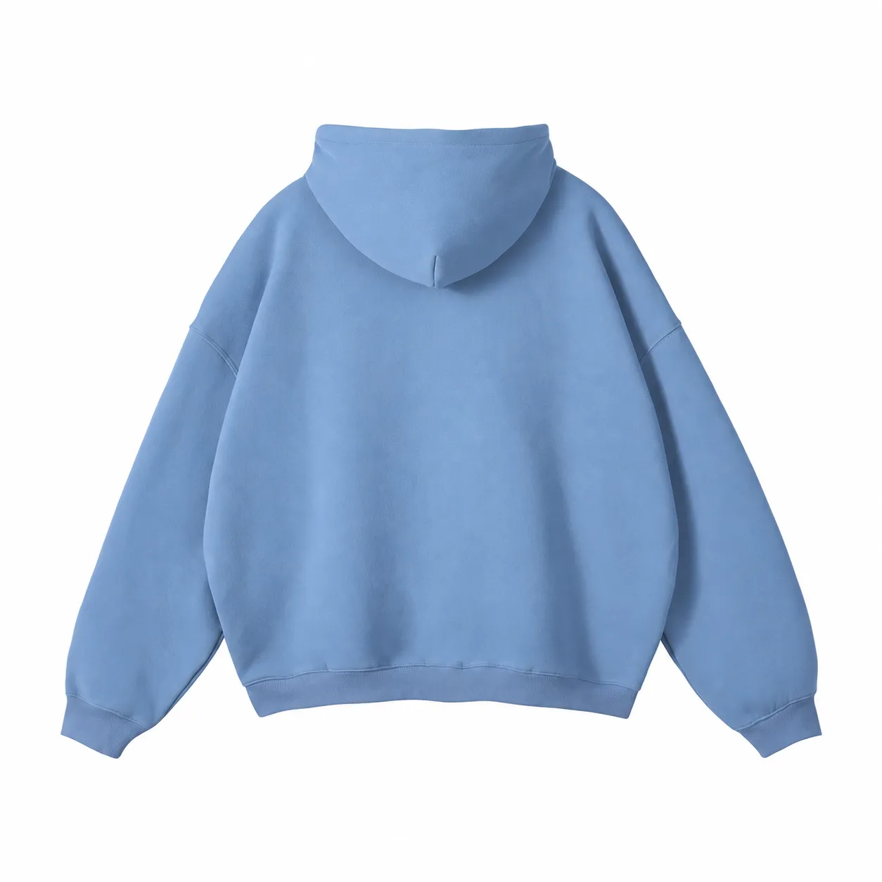 Loft 350 Hoodie in Mid Blue, back view