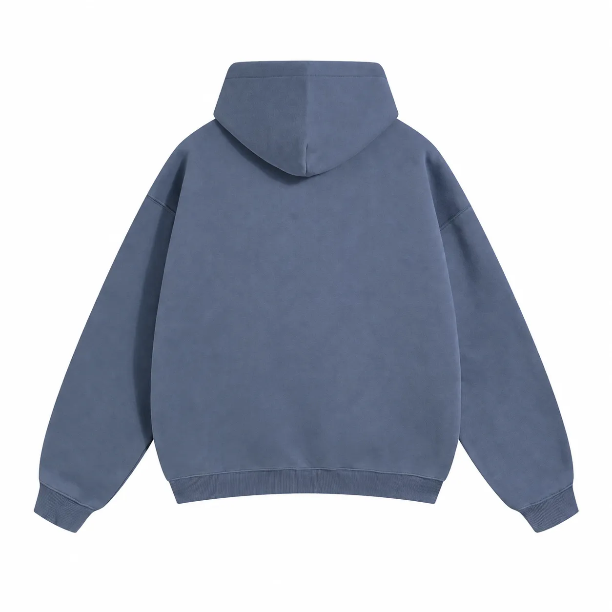 Loft 350 Hoodie in Slate Blue, back view