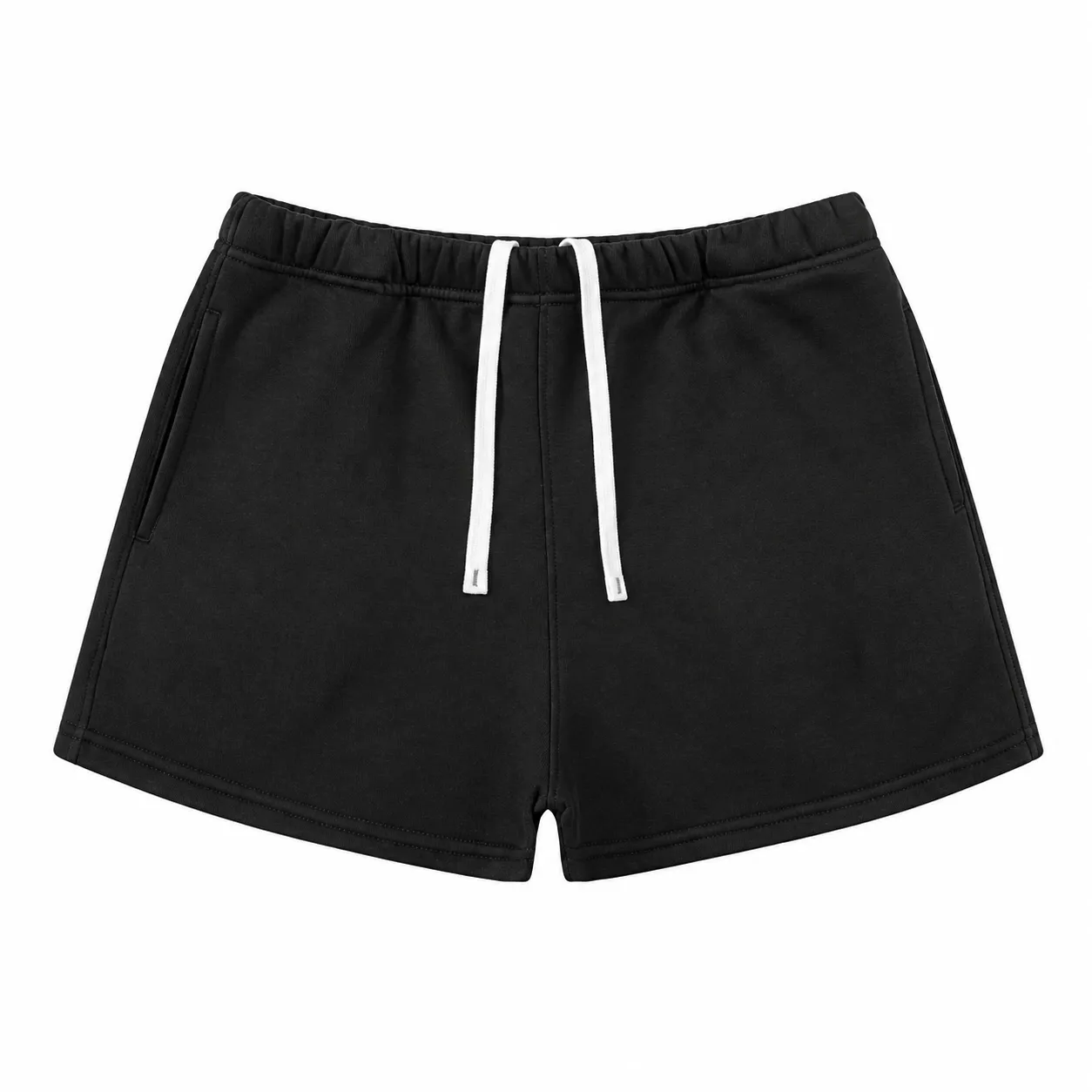 Rise 350 Mock-Neck in Black, matching bottoms · front view