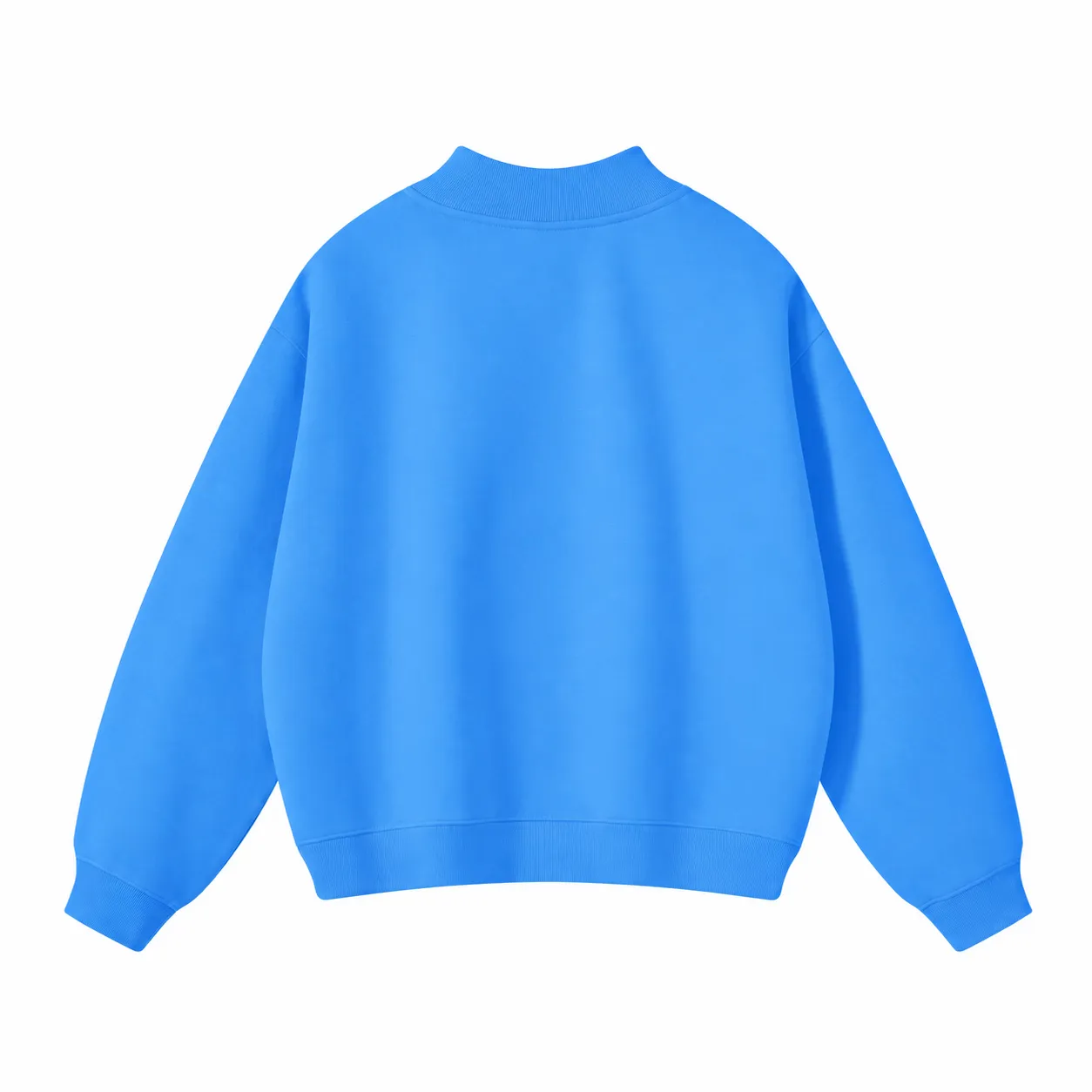 Rise 350 Mock-Neck in Bright Blue, back view