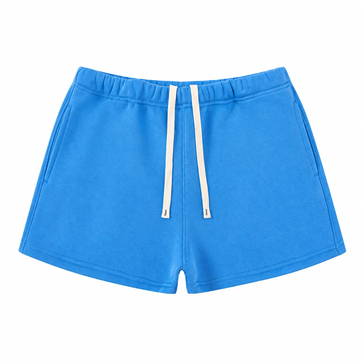 Rise 350 Mock-Neck in Bright Blue, matching bottoms · front view
