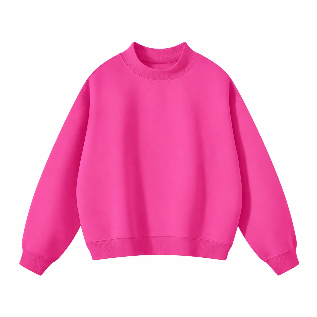 Rise 350 Mock-Neck in Coral Pink, front view