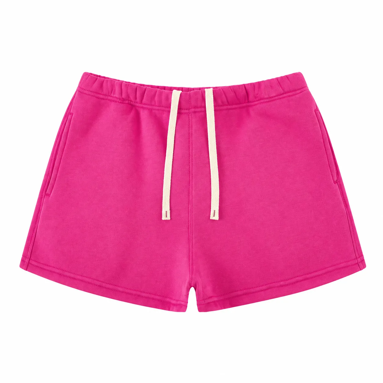 Rise 350 Mock-Neck in Coral Pink, matching bottoms · front view
