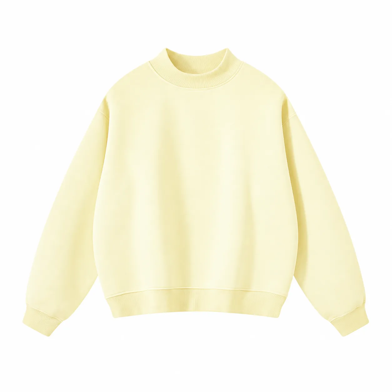 Rise 350 Mock-Neck in Cream Apricot, front view