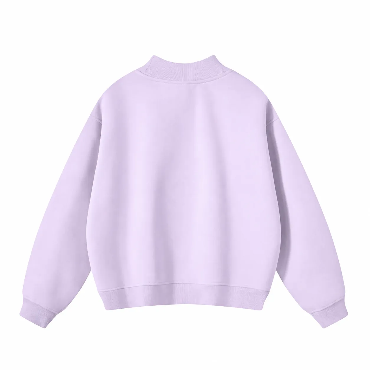 Rise 350 Mock-Neck in Lilac, back view