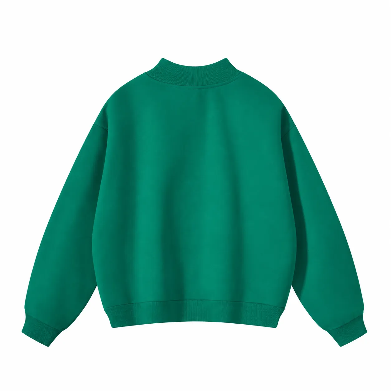 Rise 350 Mock-Neck in Green, back view