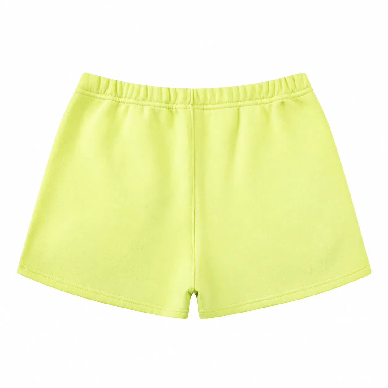 Rise 350 Mock-Neck in Lime Yellow, matching bottoms · back view