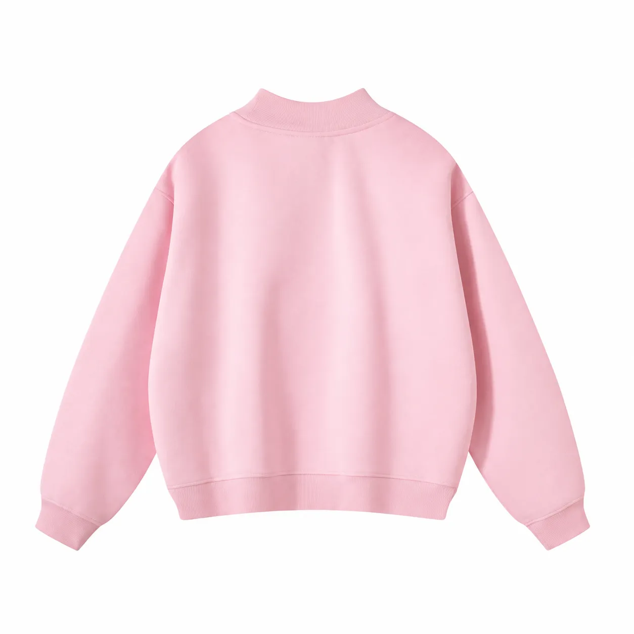 Rise 350 Mock-Neck in Pink, back view