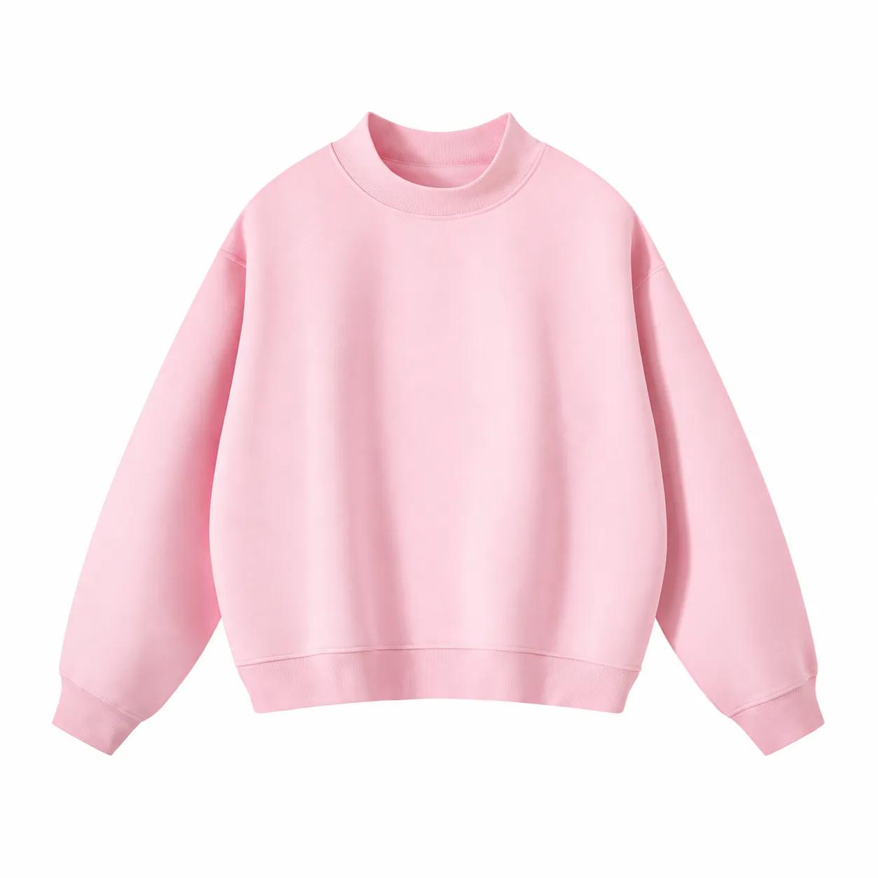 Rise 350 Mock-Neck in Pink, front view