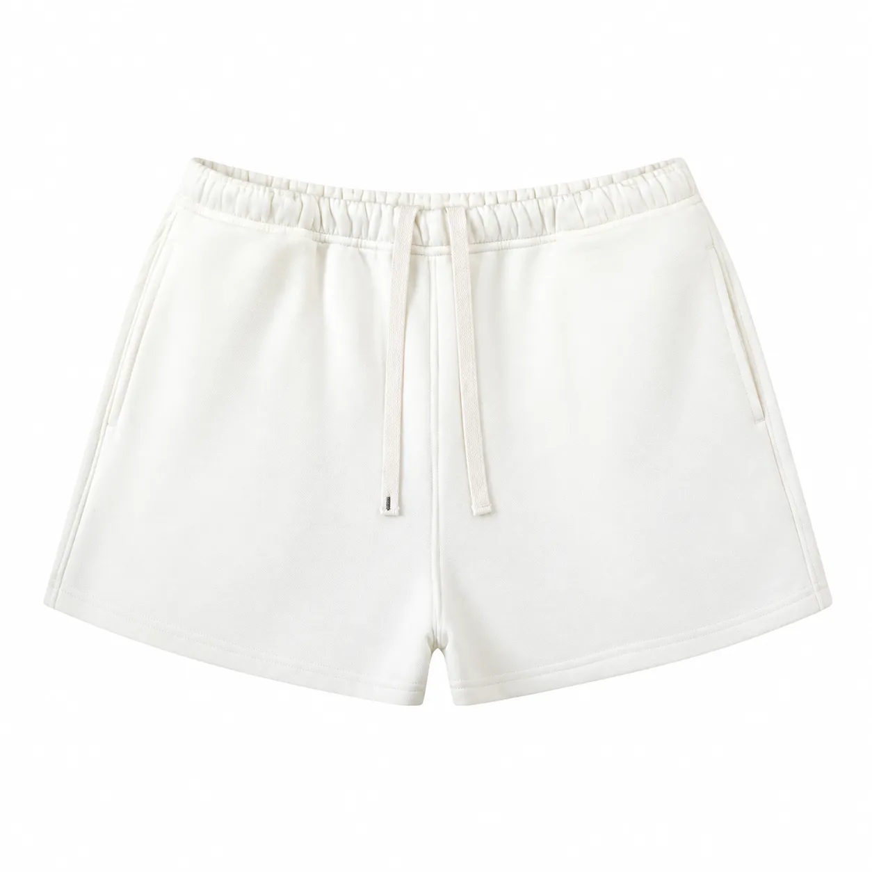 Rise 350 Mock-Neck in White, matching bottoms · front view