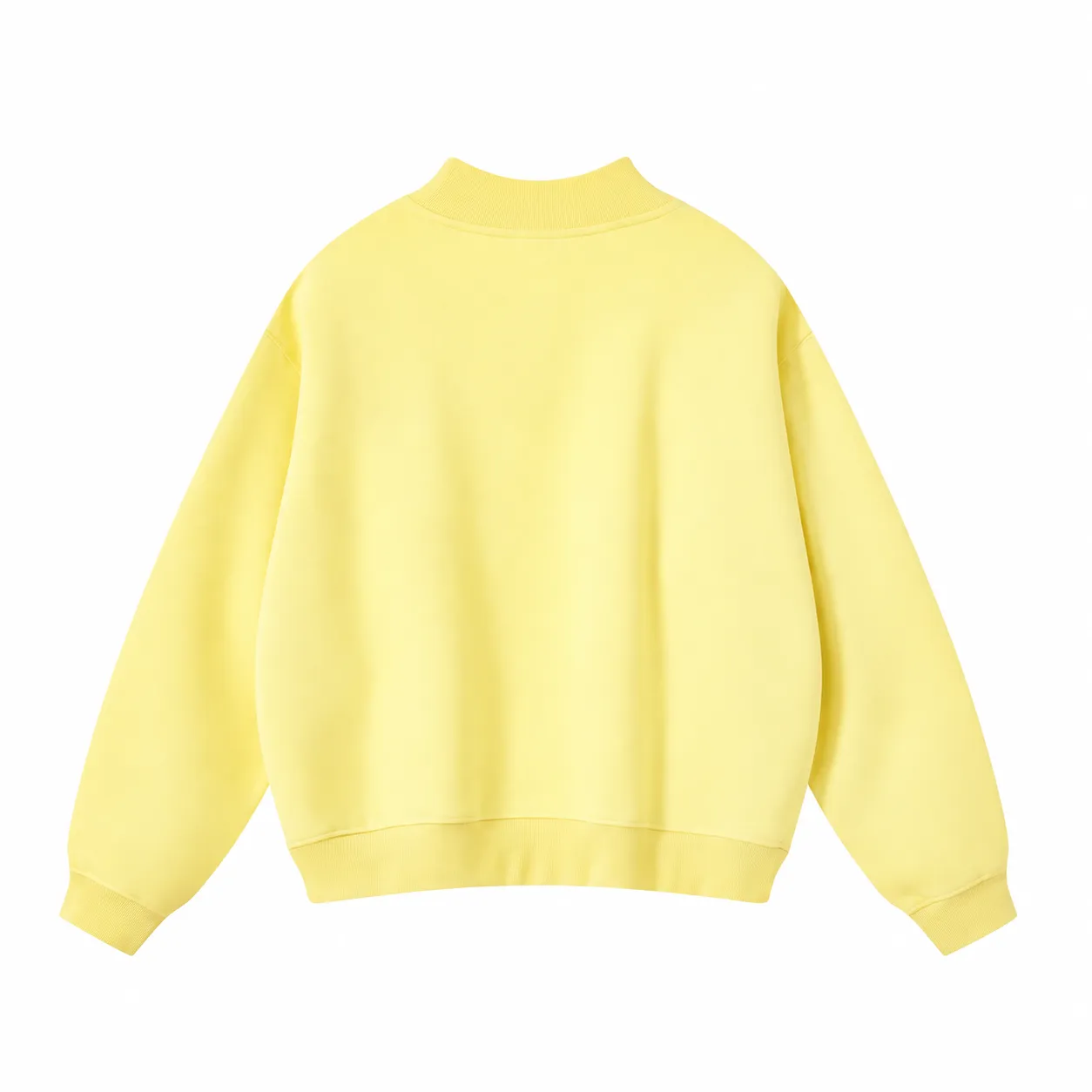 Rise 350 Mock-Neck in Yellow, back view
